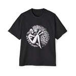 Woman Sleep With Leopard Graphic Tee-INNBLAC Fashion Apparel