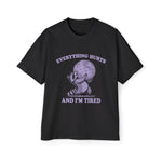 Raccoon Lifting Heavy Globe Graphic Tee-INNBLAC Fashion Apparel