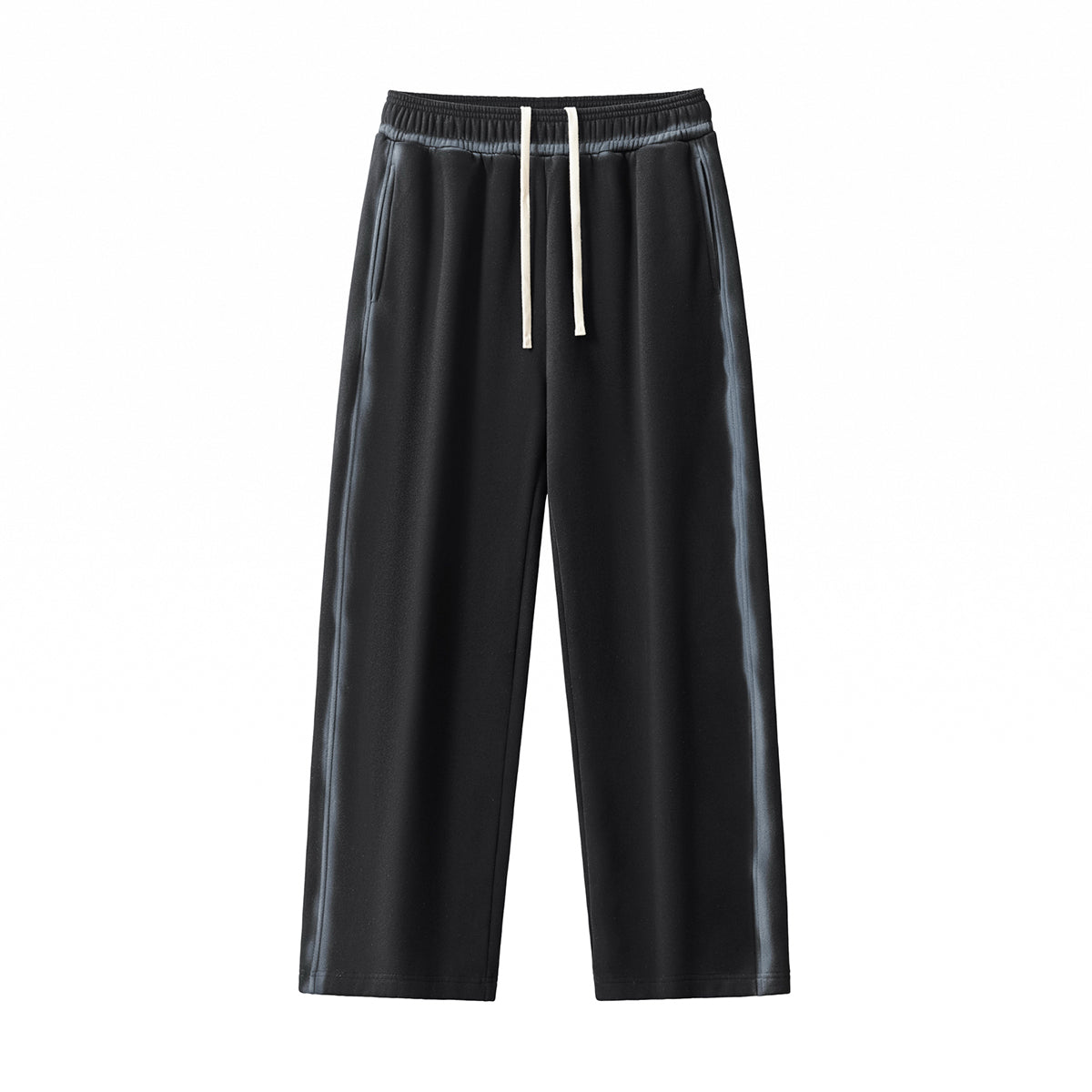 Heavyweight Spray-Bleach Wash Fleece Sweatpants