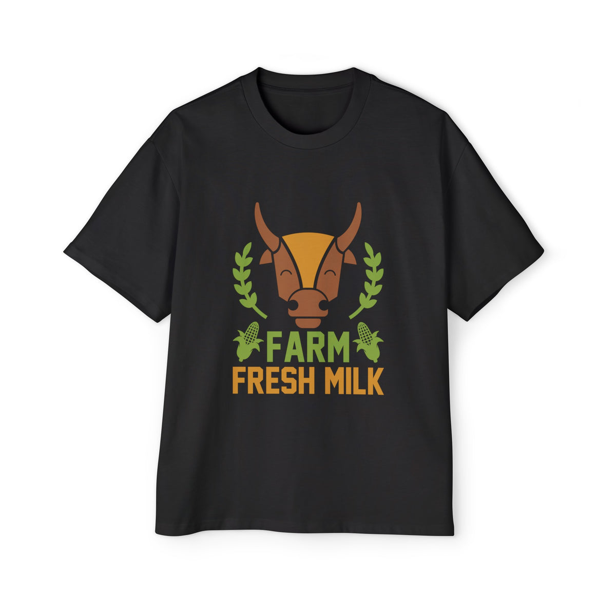 Farm Fresh Milk Graphic Tee-INNBLAC Fashion Apparel