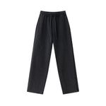 Raw Edge Straight Leg Fleece Sweatpants