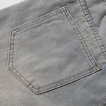 Bermudas vaqueras rasgadas con parches de camuflaje