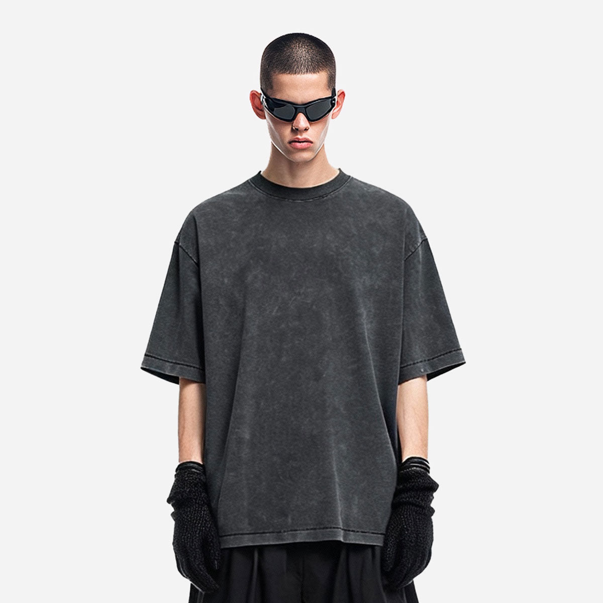 Vintage Washed Unisex Oversized Cotton Streetwear Tee