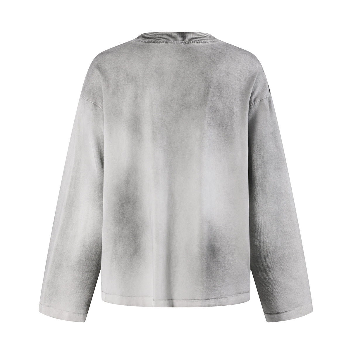 Faded Color Block Pocket Long Sleeve