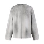 Faded Color Block Pocket Long Sleeve