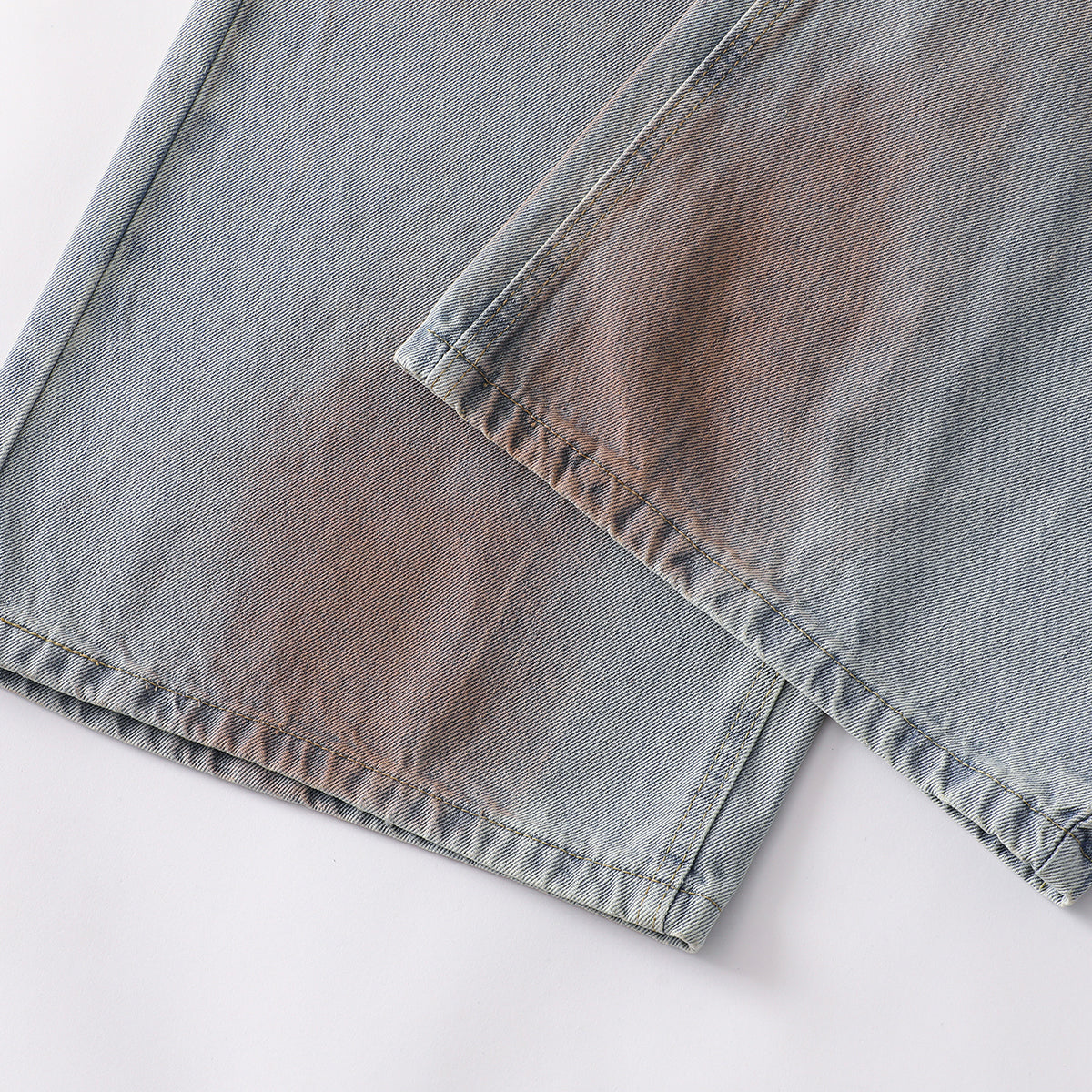 Vintage Rust Wash Loose Fit Jeans