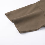 Crew Neck Solid Color Cotton Tee 7.5oz