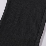 Star Pattern Lace Up High Waist Denim Jeans