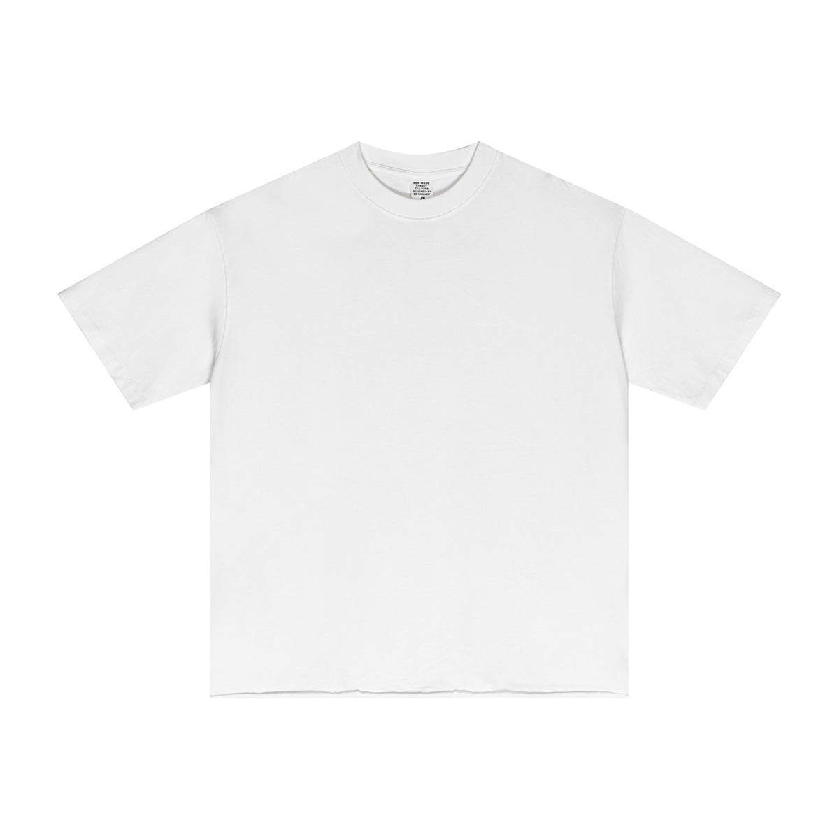 Heavyweight Washed Raw Edge Tee 8oz