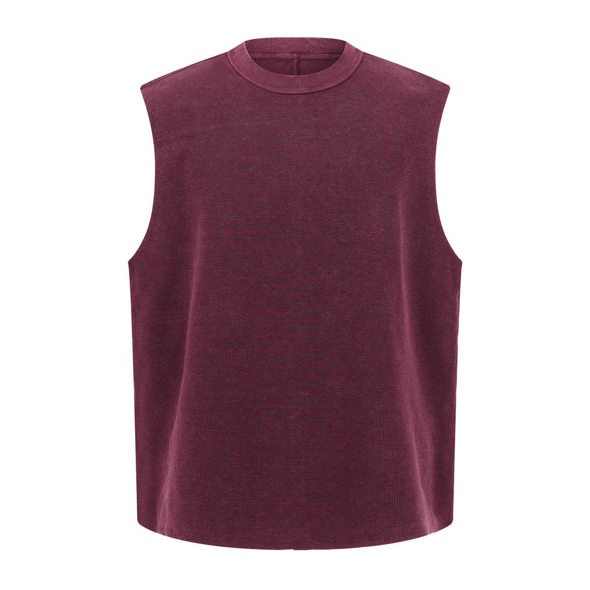 Vintage Washed Knitted Sleeveless Fitted Tank Top