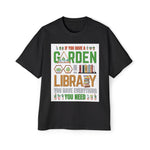 Funny Gardening And Reading Graphic Tee-INNBLAC Fashion Apparel