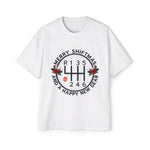 MERRY SHIFTMAS AND A HAPPY Graphic Tee-INNBLAC Fashion Apparel