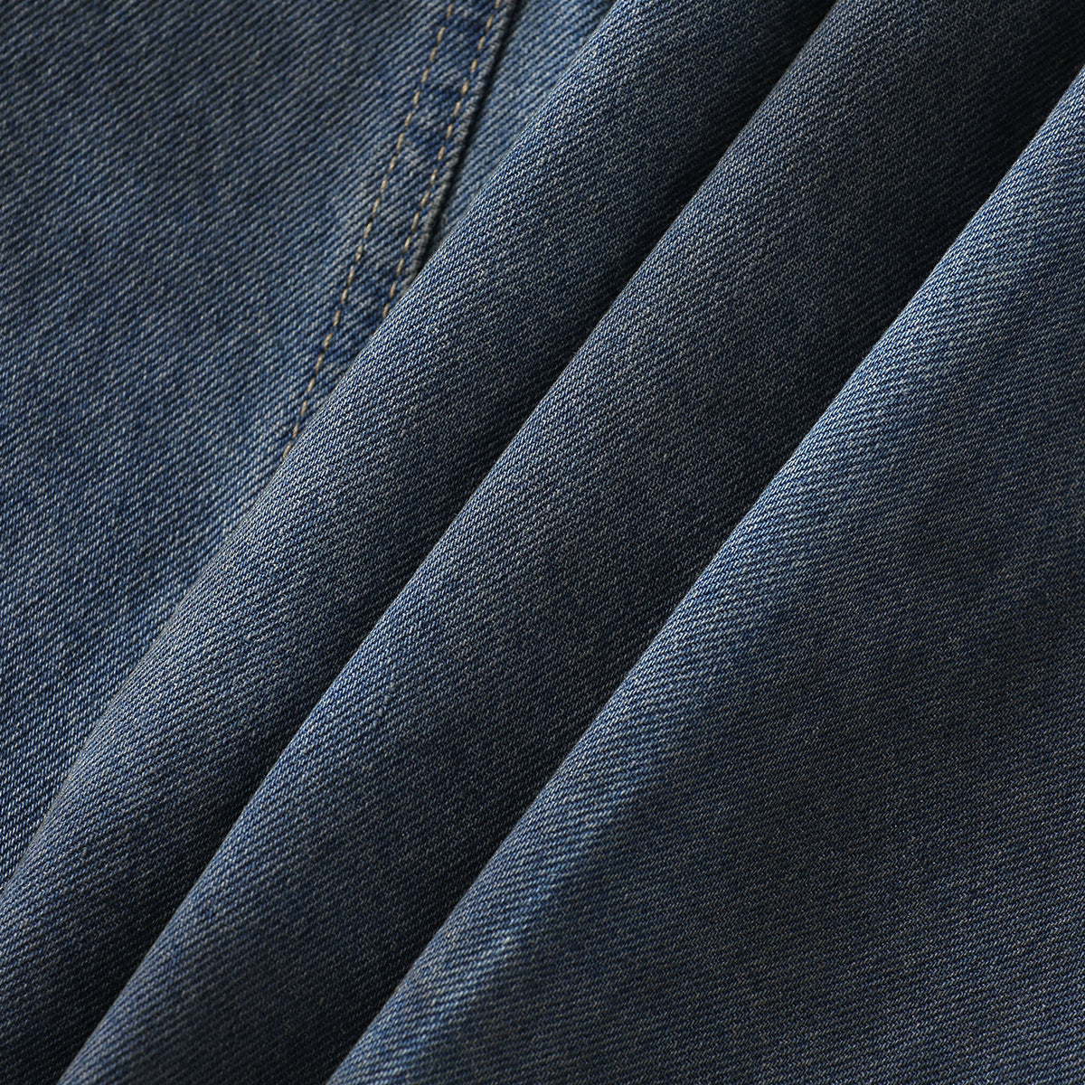 Vintage Faded Ripped Denim Pants