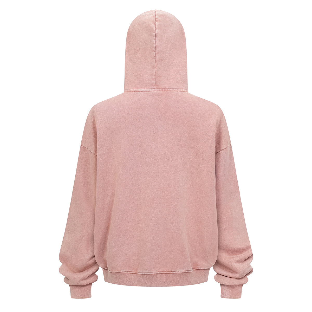 Double Yarn Vintage Washed Zippered Comfort Hoodie