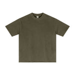Heavyweight Washed Raw Edge Tee 8oz