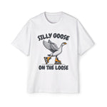 Goose Playing Retro Rollerblade Graphic Tee-INNBLAC Fashion Apparel