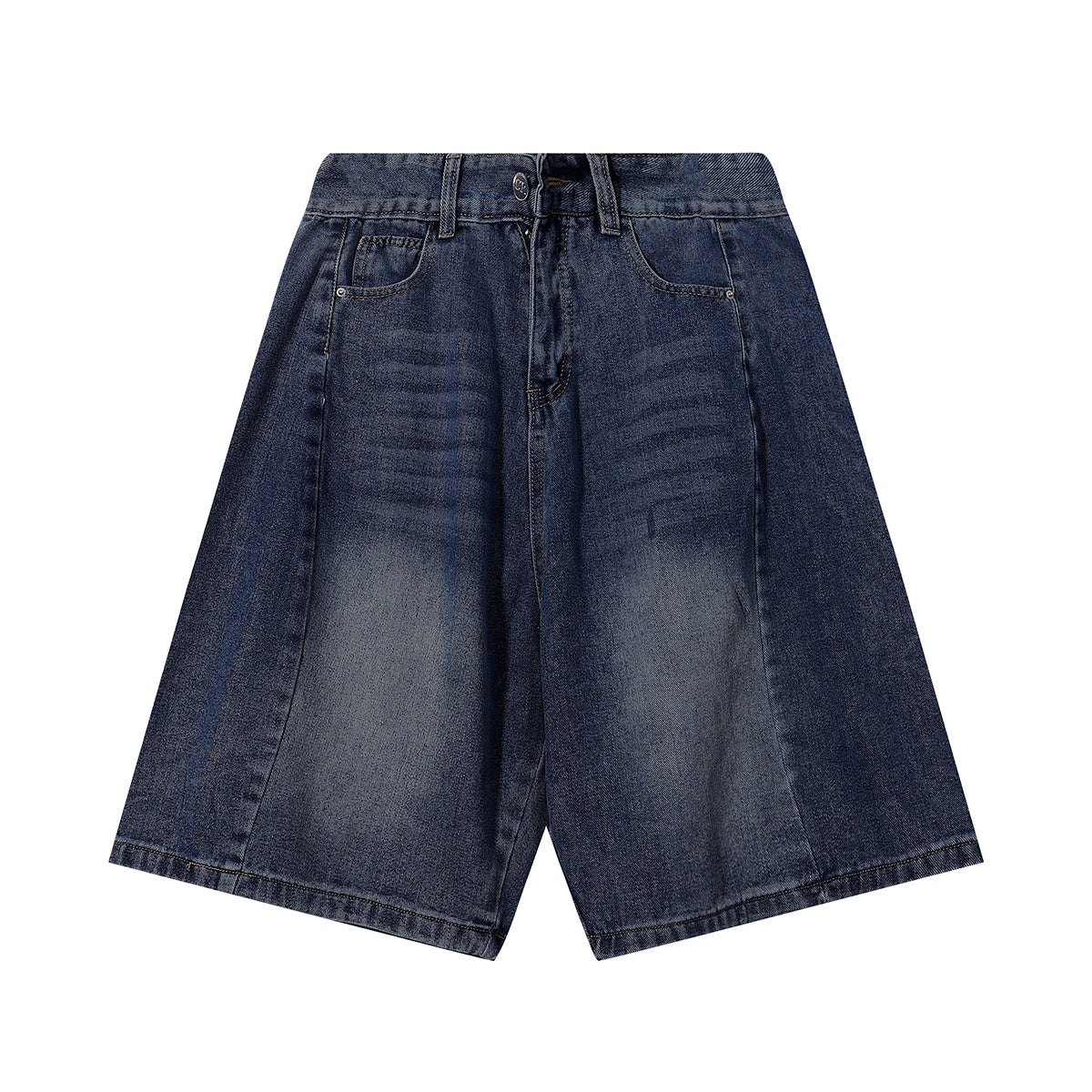 Bermudas vaqueras rasgadas con parches de camuflaje