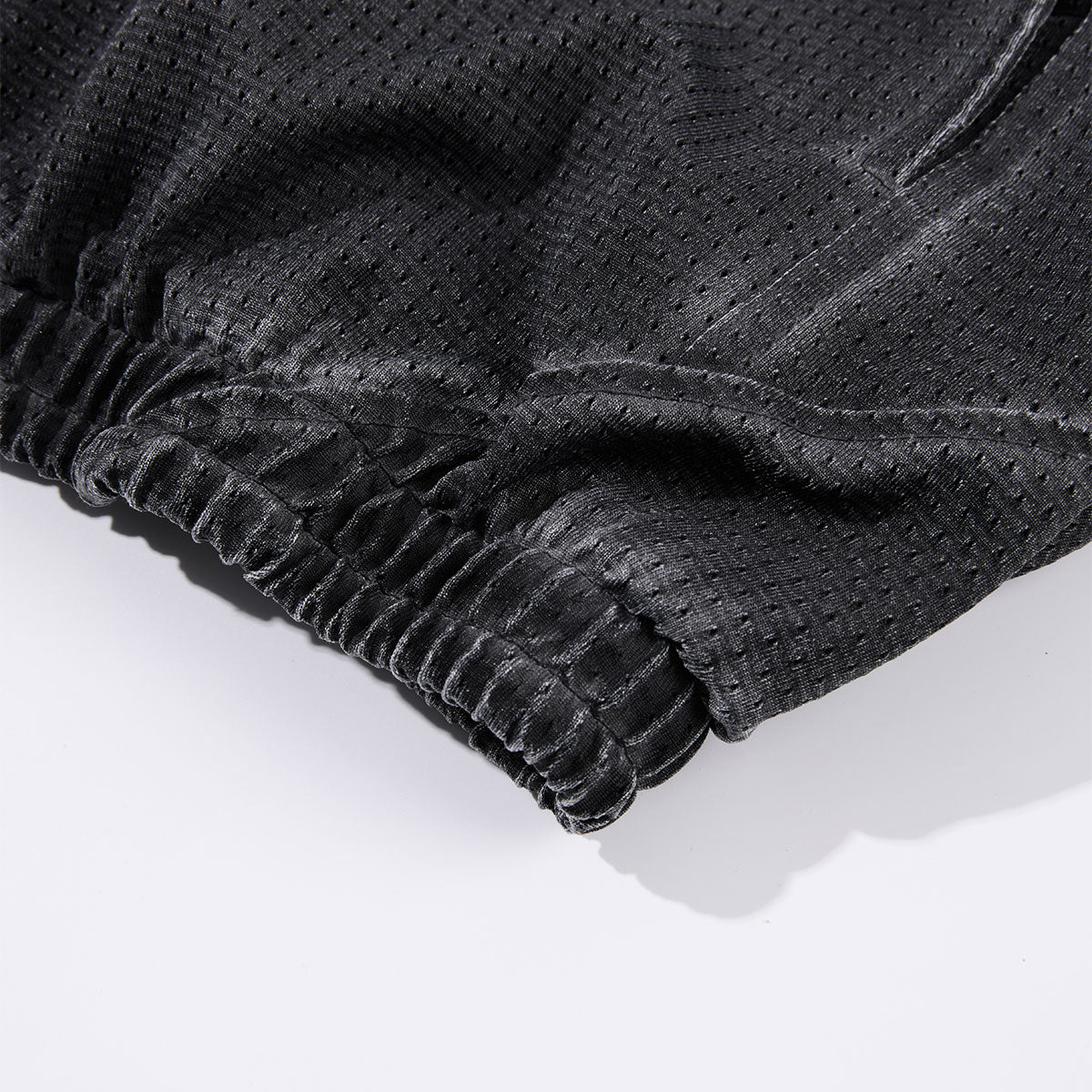 Lightweight Mesh Stand Collar Elastic Hem Zip Jacket