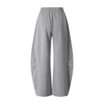 Vintage Washed Curved Panel Wide Drawstring Pants
