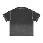Bold Gradient Fade Oversized Design T-Shirt