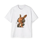 Bunny Music Lover Graphic Tee-INNBLAC Fashion Apparel