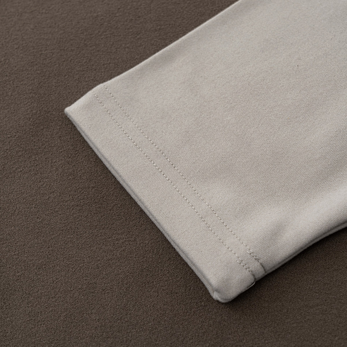 Velour Mock Layered Raglan Sleeve Top