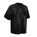 Tie Dye Pocket Oversized Cotton Streetwear T-Shirt