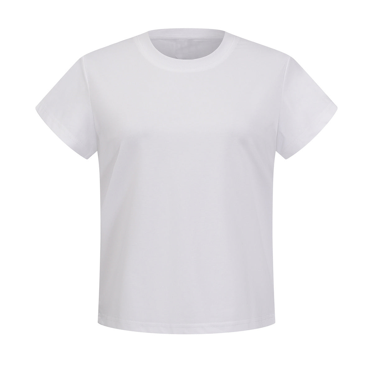 Classic Crew Neck Comfortable Versatile Everyday Tee