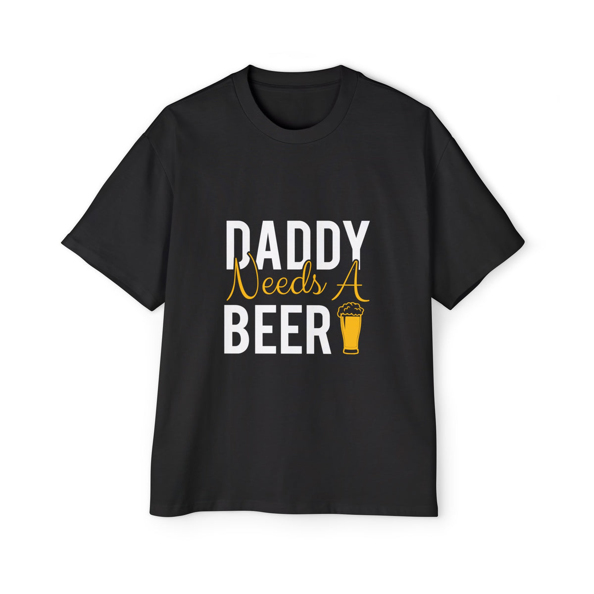 Daddy Needs A Beer Graphic Tee-INNBLAC Fashion Apparel