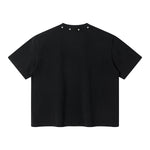 Rivet Detail Washed Boxy Fit T-Shirt