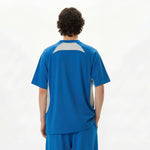Color Block Oversized Sporty Raglan T-Shirt