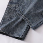 Cartoon Printed Baggy Denim Pants