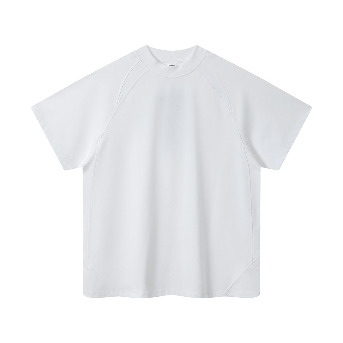 Color Block Oversized Sporty Raglan T-Shirt