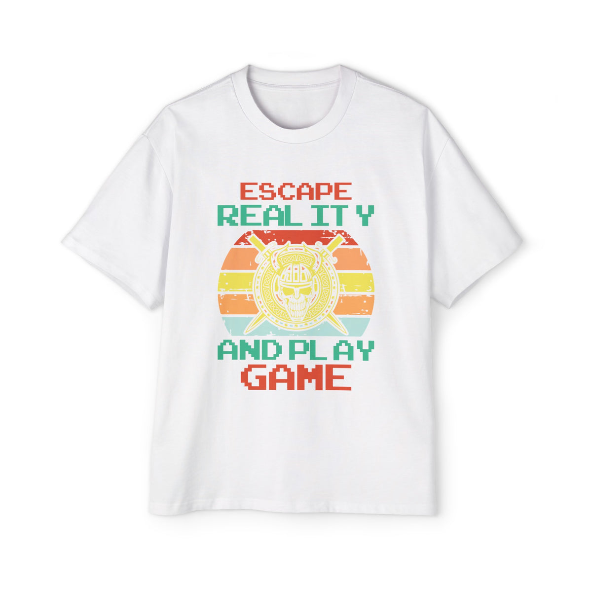 Escape Reality And Play Game Graphic Tee-INNBLAC Fashion Apparel