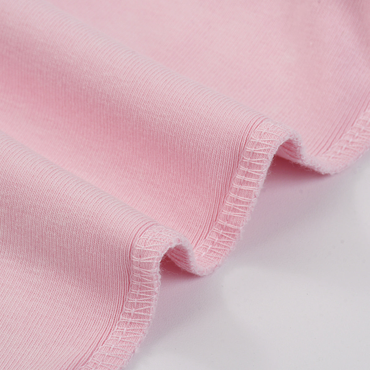 Camiseta holgada de cuello redondo y descolorida para mujer de 7 oz