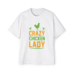 Crazy Chicken Lady Graphic Tee-INNBLAC Fashion Apparel