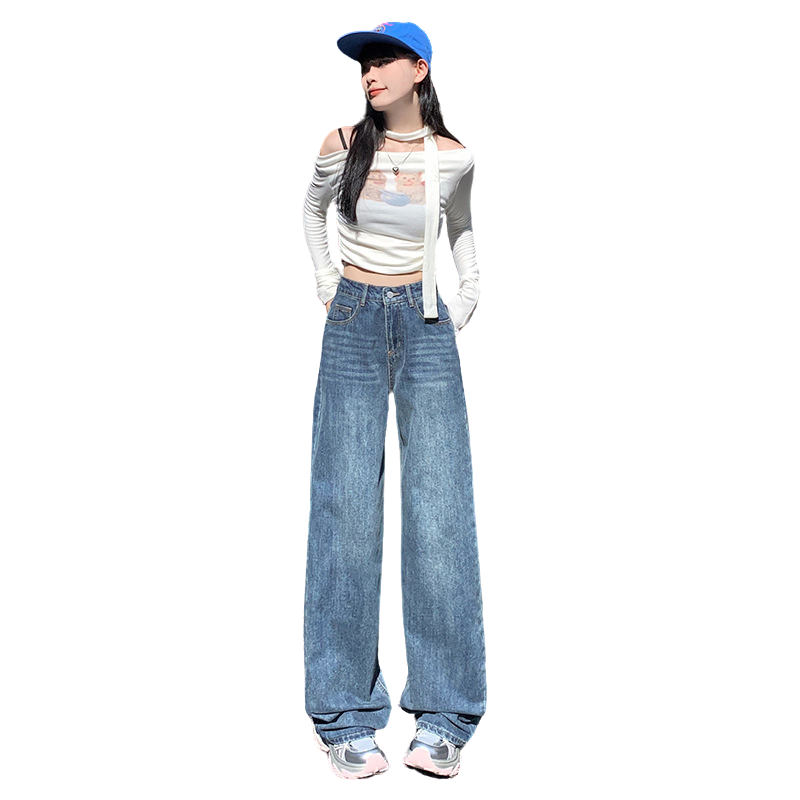 Selvedge Women's Straight Leg Jeans-INNBLAC Fashion Apparel