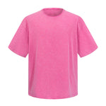 Oversized Street Style Vintage Faded Cotton T-Shirt