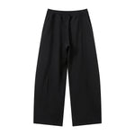 Minimalist Wide-Leg Elastic Waist Pants