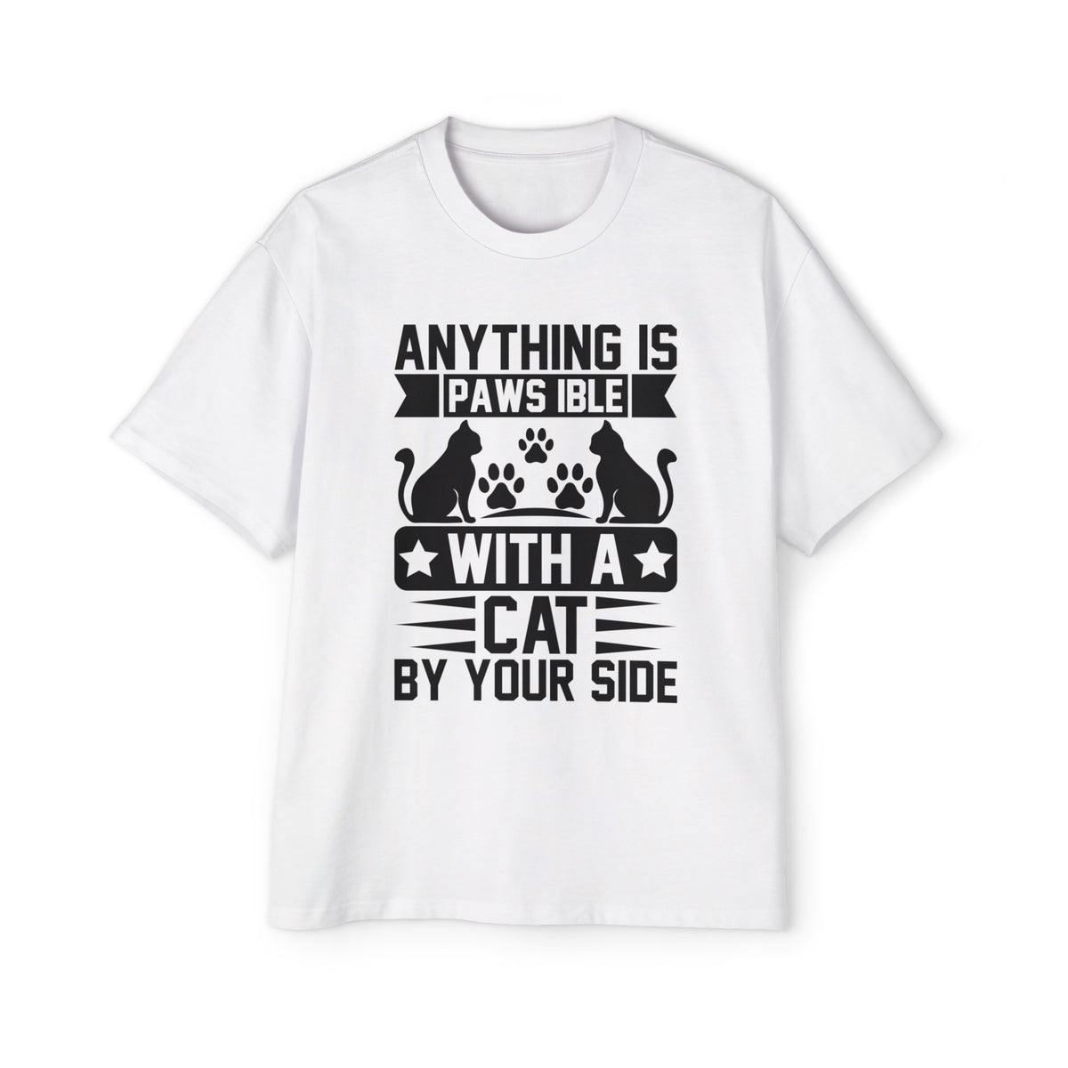 Kittens Slogan Graphic Tee-INNBLAC Fashion Apparel