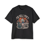 Vintage Cowgirl Shirt The Hell Graphic Tee-INNBLAC Fashion Apparel