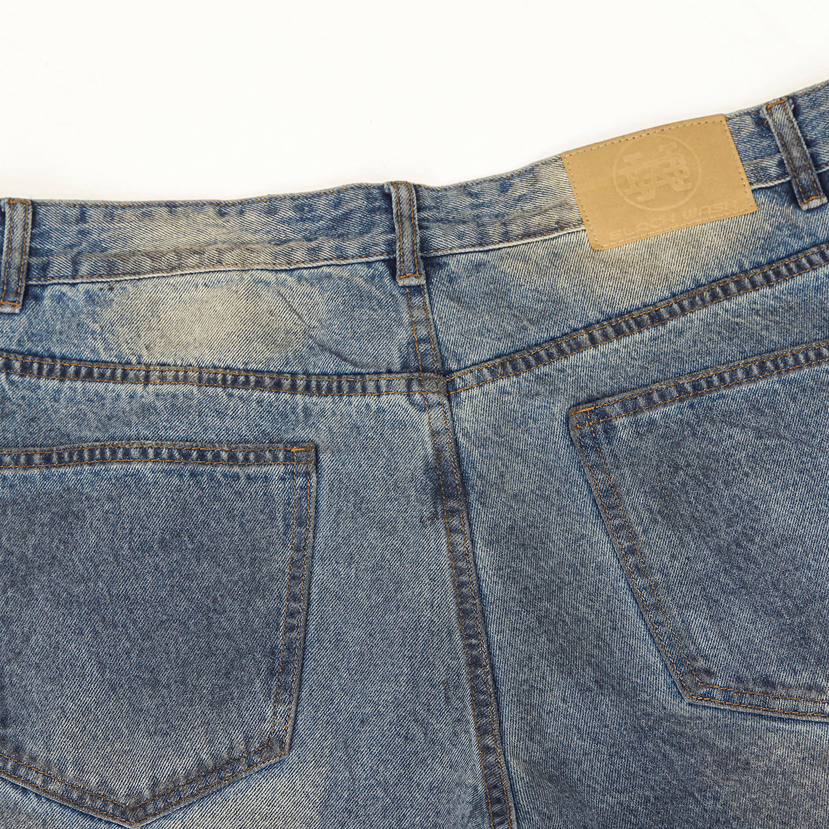 Vintage Distressed Ripped Relaxed-Straight Jeans