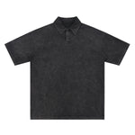 Stone-Washed Cotton Polo Shirt 9.3oz