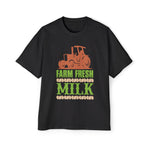 Farm Fresh Milk Graphic Tee-INNBLAC Fashion Apparel