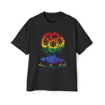 Leap Day Girl Sunflower Head Graphic Tee-INNBLAC Fashion Apparel