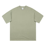 Crew Neck Solid Color Cotton Tee 7.5oz