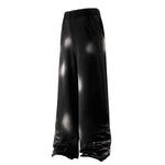 Distressed Spray-Paint Vintage Inspired Cuffed Sweatpants