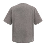 Oversized Street Style Vintage Faded Cotton T-Shirt