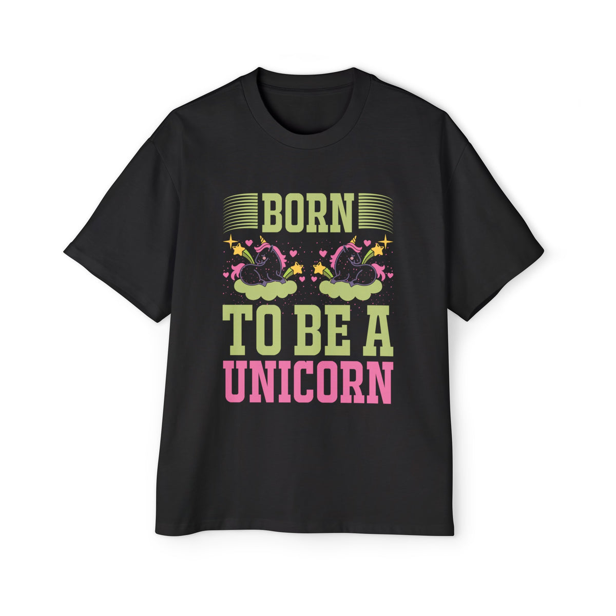 Born To Be A Unicorn Graphic Tee-INNBLAC Fashion Apparel