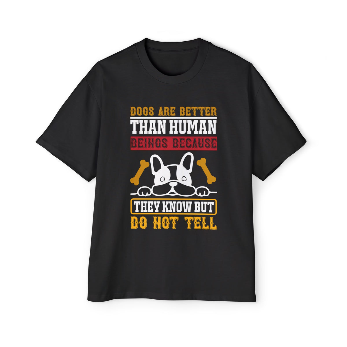 Dog Quote Graphic Tee-INNBLAC Fashion Apparel